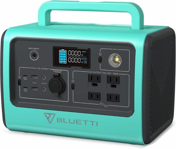 BLUETTI EB70 ミントグリーン ポータブル電源 AC700W(サージ1400W) 大容量716Wh リン酸鉄リチウム