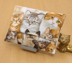 53 TS hand made tissue cover case kindergarten child care . elementary school student beautiful cat lovely 3 pcs cat cat .. cat present present 