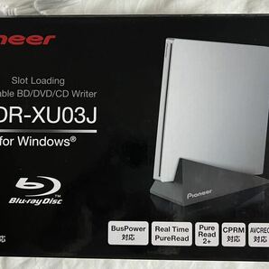 パイオニア Pioneer ポータブル ブルーレイドライブ BDR-XU03J BD DVD Win/Mac対応 中古 付属品完備の画像1