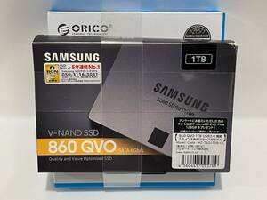 **[ unopened goods ]SAMSUNG SSD 1TB 860 QVO MZ-76Q1T0B SATA 2.5 -inch attached outside case attaching model **