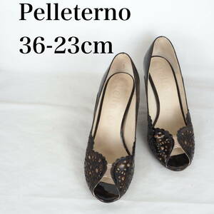 MK5088*Pelleterno*ペレテルノ*レディースパンプス*36-23cm*アニマル柄・茶系