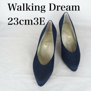 MK5090*Walking Dream*レディースパンプス*23cm3E*ネイビー