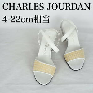 MK5150*CHARLES JOURDAN*シャルルジョルダン*レディースサンダル*4-22cm相当*白