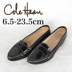 MK5215*レディースCole Haan*コールハーン*レディースローファー*6.5-23.5cm*エナメル黒