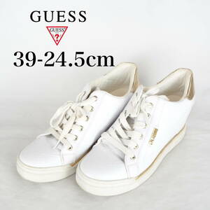 MK5313*GUESS*ゲス*レディースヒールスニーカー*39-24.5cm*白