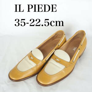 MK5388*IL PIEDE*イルピエデ*レディースローファー*35-22.5cm*キャメル