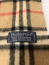 Burberrys◎バーバリー マフラー◎ノバチェック◎ カシミヤ100% 英国製_画像2