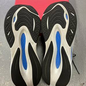 即決 20km使用 NEW BALANCE FUELCELL PROPEL V4 GREY/BLUE サイズ27.5 ワイズD TPUプレート入りの画像4