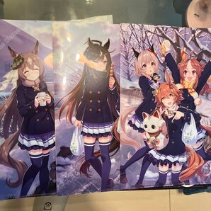 ウマ娘セブンイレブン限定クリアファイル3種類
