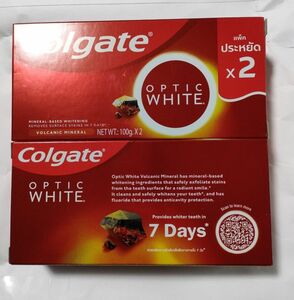 歯磨き粉コルゲートホワイトニング Colgate Optic White 100g４個
