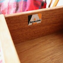 ○。イギリス1970年代 AVALON アヴァロン社製 希少 小ぶりなヴィンテージ サイドボード/ミッドセンチュリー家具/チーク/TVボード/再塗装済_画像7