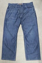 ◎超人気◎レアモデル◎好発色◎LEVI'Sリーバイス569ルーズストレートデニム USED加工 38×32 _画像2