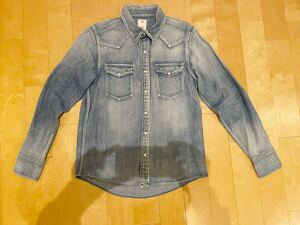 visvim SOCIAL SCULPTURE SHIRT DAMAGE LT.INDIGOサイズ2 FLUXUS泥染　藍染中村ヒロキICT FIL