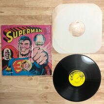 LP SUPERMAN スーパーマン '70年代プレス希少盤含む5枚セット [ピーターパンレコード帯付き/ピクチャー盤etc] ★バットマン スパイダーマン_画像3