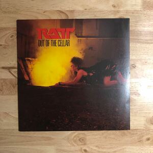 LP RATT ラット/OUT OF THE CELLAR 情欲の炎['84年1作目:国内盤:解説付き:ロビン・クロスビー,ステファン・パーシー] ★HEAVEY METAL