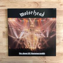 LP MOTORHEAD モーターヘッド/NO SLEEP 'TIL HAMMERSMITH 極悪ライヴ['81年ライブ:国内盤:解説付き:VIP-6787]★Rickenbacker HEAVY METAL_画像1