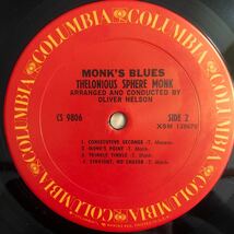 LP CHARLIE ROUSE参加 THELONIOUS MONK/MONK'S[US盤:'72年2NDPRESS(初版は'69年):PRO.TEO MACERO:arrange OLIVER NELSON]_画像4