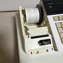 （M）CASIO カシオ レジスター 110ER 電子レジスター Electronic Cash Register 店舗用品 _画像4