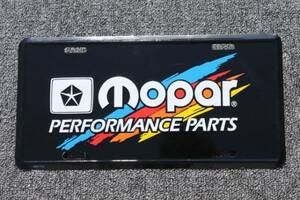クライスラー ナンバープレート ライセンスプレート MOPAR PERFORMANCE 新品 クライスラー純正品 P4876890 絶版品