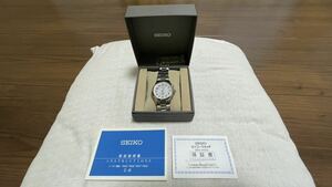 ◆正常可動美品◆SEIKO セイコー SBTM117 電波ソーラーチタン腕時計　白文字盤 7B42-0AN0/箱・付属品一式付