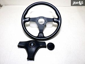 NARDI ナルディ GARA3 ガラ3 ステアリング ハンドル ステアリングハンドル レザー 3本 スポーク 旧車 AE86 JZA80 JZX100 棚M-3-7