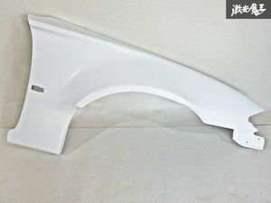 未使用!! URAS ユーラス S15 シルビア フロント フェンダー 外装 エアロ 右 右側 運転席側 白ゲル FRP 即納 棚J-2