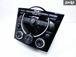 ★実動車外し★ マツダ 純正 BOSE製 SE3P RX-8 前期 オーディオ CD MD FM AM デッキ エアコンパネル スイッチ 即納 棚N-2