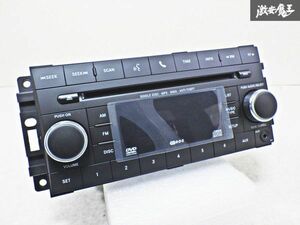 ★動作OK★ クライスラー 純正 JEEP ジープ コンパス CD DVD オーディオ デッキ プレイヤー 2DIN 05064955AJ 本体のみ 即納 棚N-1