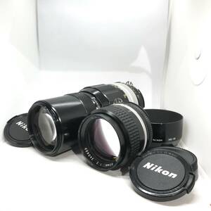 【動作確認済！】レンズまとめ Nikon ニコン NIKKOR-Q Auto1:4 f=200mm NIKKOR85mm 1:2【2417065-1/291/rgmry】