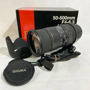 【動作確認済！】SIGMA シグマ 50-500mm 1:4-6.3 APO DG HSM【2417804-1/170/rgmry】