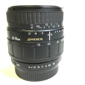 【動作確認済！】SIGMA シグマ ASPHERICAL 24-70mm/105mm 1:2.8 MACRO/テレコンバーター 1.4x EX 【2452137-1/83/rgmry】の画像7