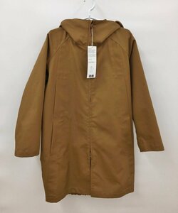 ユニクロ ブロックテックコート S Brown ブラウン 撥水・防風加工素材 未使用 2402WT108