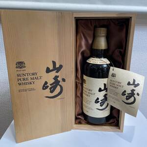 サントリーピュアモルトウイスキー山崎特級760ml (12年表記無し) 木箱付きSUNTORY WHISKY PURE MALT 