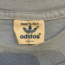 USA製 adidas Tee レインボー トレフォイル vintage L アディダス Tシャツ_画像4