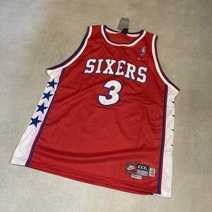 新品未使用 90's NIKE NBA IVERSON XXXL ゲームシャツ ユニフォーム ナイキ