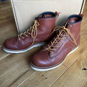 2014's RED WING 2924 9.5D 27.5cm beautiful used box attaching line man boots Red Wing Work boots 