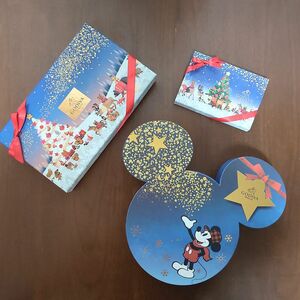 GODIVA ゴディバ 空き箱 セット ミッキー スターマジックコレクション ディズニー 星降る森のクリスマス 限定販売 小物入れ