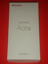 ★即決&全国送料無料【新品未使用】docomoドコモSONY　XPERIA AceⅢ　SO-53C 黒　ブラック@2024年2月購入_画像1