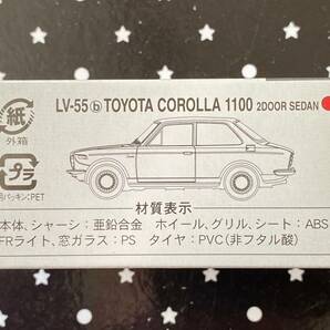★☆トミカリミテッドヴィンテージ LV-55b トヨタ カローラ 1100 2ドア セダン！☆★の画像2