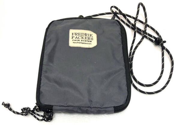 フレドリックパッカーズ 2403162 ミニポーチ スマホショルダーバッグ カード入れ 財布 グレー ミニバッグ FREDRIK PACKERS