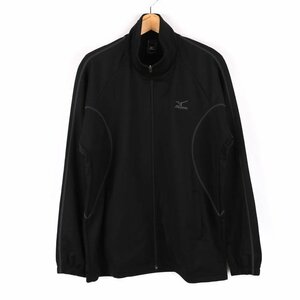  Mizuno Zip выше джерси одноцветный one отметка Logo спортивная одежда мужской L размер черный Mizuno