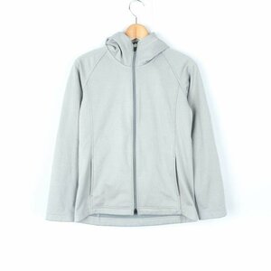 ユニクロ ジップアップパーカー 裏ボア フリース アウター レディース Mサイズ グレー UNIQLO