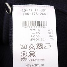 ナラカミーチェ カーディガン 長袖 ストレッチ トップス レディース 1サイズ ネイビー NARACAMICIE_画像7