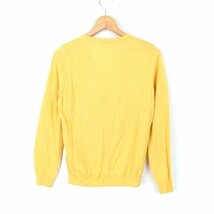 ユニクロ ニット セーター トップス エクストラファインメラノウール レディース Lサイズ イエロー UNIQLO_画像2