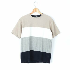  Takeo Kikuchi short sleeves T-shirt tops cut and sewn world men's 3 size beige white gray navy TAKEO KIKUCHI