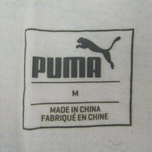 プーマ 半袖Tシャツ ワンポイントロゴ スポーツウエア レディース Mサイズ ホワイト×ブルー PUMA_画像3