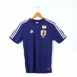 アディダス 半袖Tシャツ トップス 日本代表 JFA スポーツウエア サッカー ユニフォーム 11 メンズ Sサイズ ブルー adidas