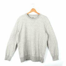 ユニクロ スウェット トレーナー トップス カットソー メランジ メンズ XLサイズ グレー UNIQLO_画像1