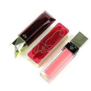 クレドポーボーテ 口紅 ルージュアレーブルマット他 残半量以上 3点セット まとめて コスメ レディース Cle de Peau Beaute