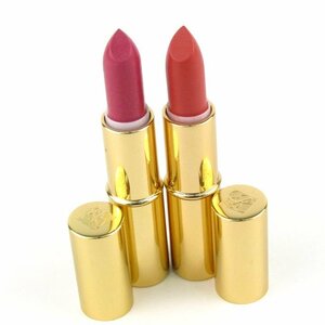  Estee Lauder lipstick 2 point set unused a little defect have pure color together cosme lady's esteelauder